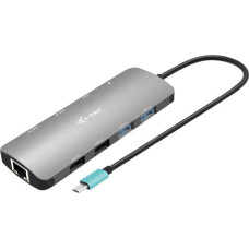 I-Tec USB-C Metal Nano 2x HDMI LAN Power Delivery 100W