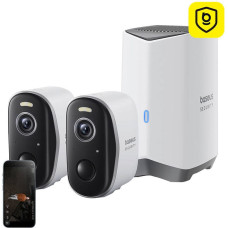 Baseus N1 2K Outdoor Camera Set of 2 (White)