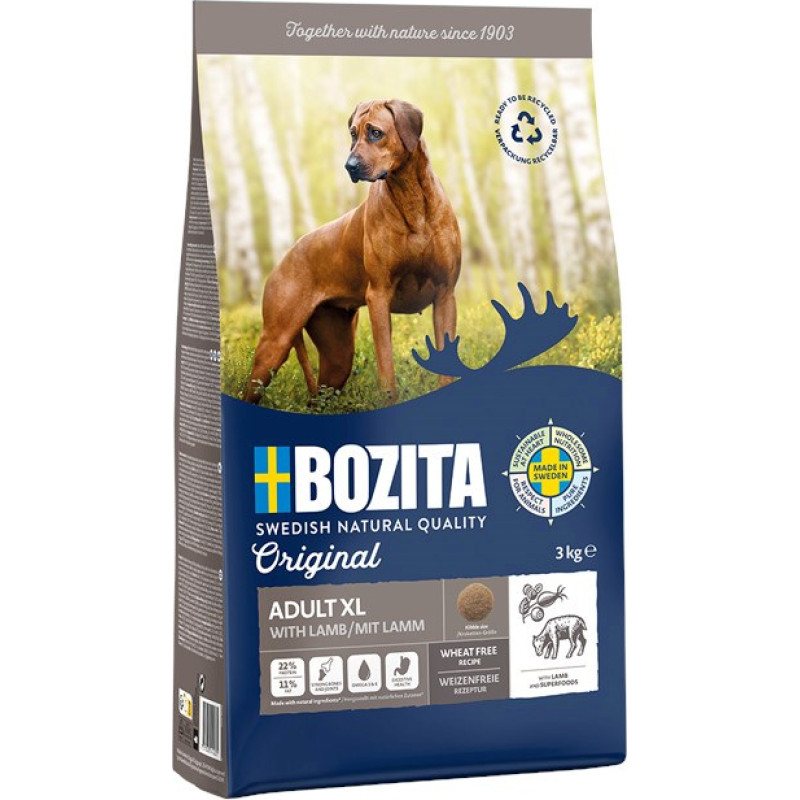 Bozita Original Sensitive Digestion Lamb and rice - dry dog food - 3kg