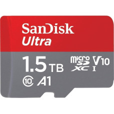 Sandisk Ultra microSDXC 1,5TB Android 150MB/s A1 UHS-I + Adapter