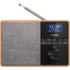 Philips Portable Radio Black/Grey/Wood TAR5505/10