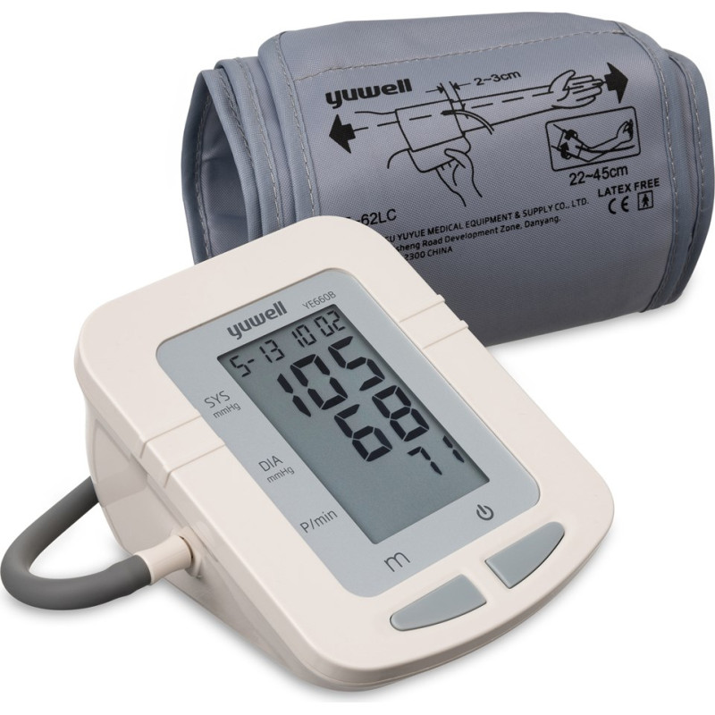 Timago Upper arm blood pressure monitor Yuwell YE-660B