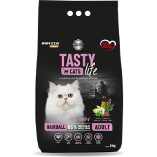 Biofeed Tasty Cats Life Hairball Rabbit - dry cat food - 8kg