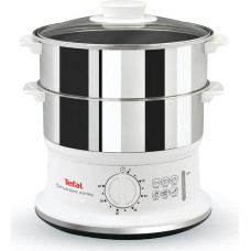 Tefal VC1451 steam cooker 2 basket(s) Freestanding 900 W White, Stainless steel