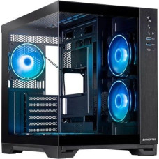 Chieftec Visio GM-30B-TG-OP schwarz Tempered Glass x 2 Sześcian Czarny