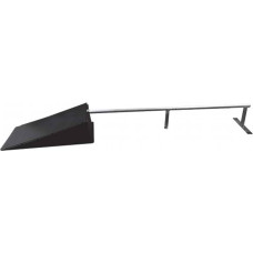 NKX Rampa NKX Single Ramp + Rail Black 261 x 47,5 x 25 cm