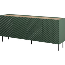 Cama Meble 4D2SZ ONDA chest of drawers 200x45xH85 green