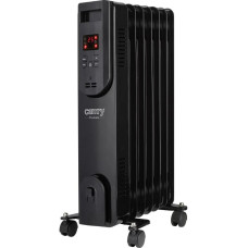 Adler Electric oil heater with remote control CAMRY CR 7812, 7 ribs, 1500 W black