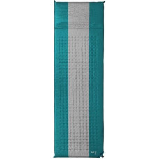 Nils Camp Pašpiepūšamais paklājiņš ar spilvenu NC4340 TURQUOISE-GREY SELF-INFLATING MAT NILS CAMP