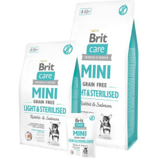 Brit Care Mini Light & Sterilised 7 kg Rabbit, Salmon