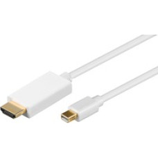 Goobay Kabel Goobay DisplayPort Mini - HDMI 2m biały (52861)