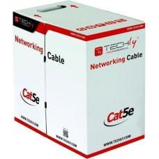 Techly F/UTP Hank Cable Cat.5E CCA 305m Solid Outdoor Black ITP8-RIS-0305LO