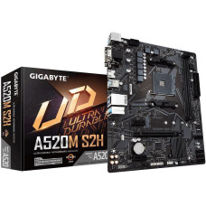 Gigabyte Mainboard|GIGABYTE|AMD A520|SAM4|Micro-ATX|Memory DDR4|Memory slots 2|2xPCI-Express 3.0 1x|1xPCI-Express 3.0 16x|1xM.2|1x15pin D-sub|1xDVI-D|1xHDMI|2xAV-In|1xAV-out|2xUSB 2.0|4xUSB 3.2|1xPS/2|1xRJ45|A520MS2H1.3