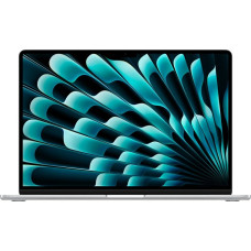 Apple MacBook Air 15-inch : M3 chip with 8-core CPU and 10-core GPU, 16GB, 256GB SSD - Silver