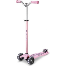 Micro Maxi Micro Deluxe Pro LED scooter Rose