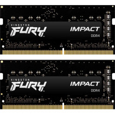 Kingston Fury Pamięć do laptopa Kingston Fury Impact, SODIMM, DDR4, 32 GB, 2666 MHz, CL16 (KF426S16IBK2/32)