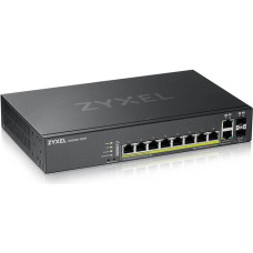 Zyxel GS2220-10HP-EU0101F network switch Managed L2 Gigabit Ethernet (10/100/1000) Power over Ethernet (PoE) Black