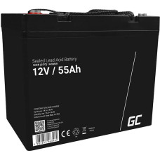 Green Cell Maintenance-free AGM VRLA Green Cell AGM49 12V 55Ah Battery (for lawnmower, scooter, boat, wheelchair)