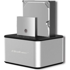 Qoltec 5316 2x HDD / SSD docking station | 2.5 