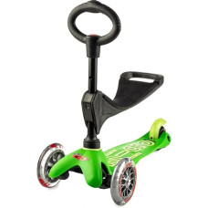 Micro three-wheeled scooter/rider Mini 3in1 Deluxe Green