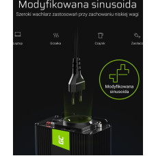 Green Cell Converter 24V na 230V 1000W/2000W Mod sinus