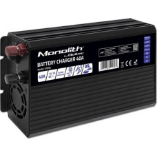 Qoltec Charger for LiFePO4 AGM GEL SLA batteries, 40A