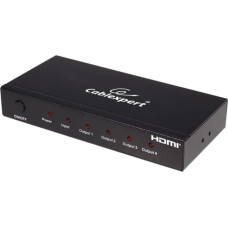 Cablexpert HDMI - 4x HDMI - Black - Steel - 225 MHz - DSP-4PH4-02