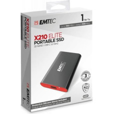 Emtec SSD 1TB 3.2 Gen2 X210 SSD Portable Retail ECSSD1TX210