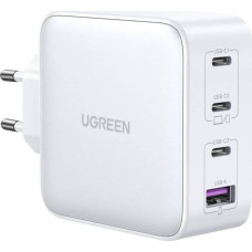 Ugreen Ładowarka Ugreen Ładowarka sieciowa UGREEN 15337 Nexode, 3xUSB-C, USB-A 3.0, PD3.0, QC4.0, GaN, 100W (biała)