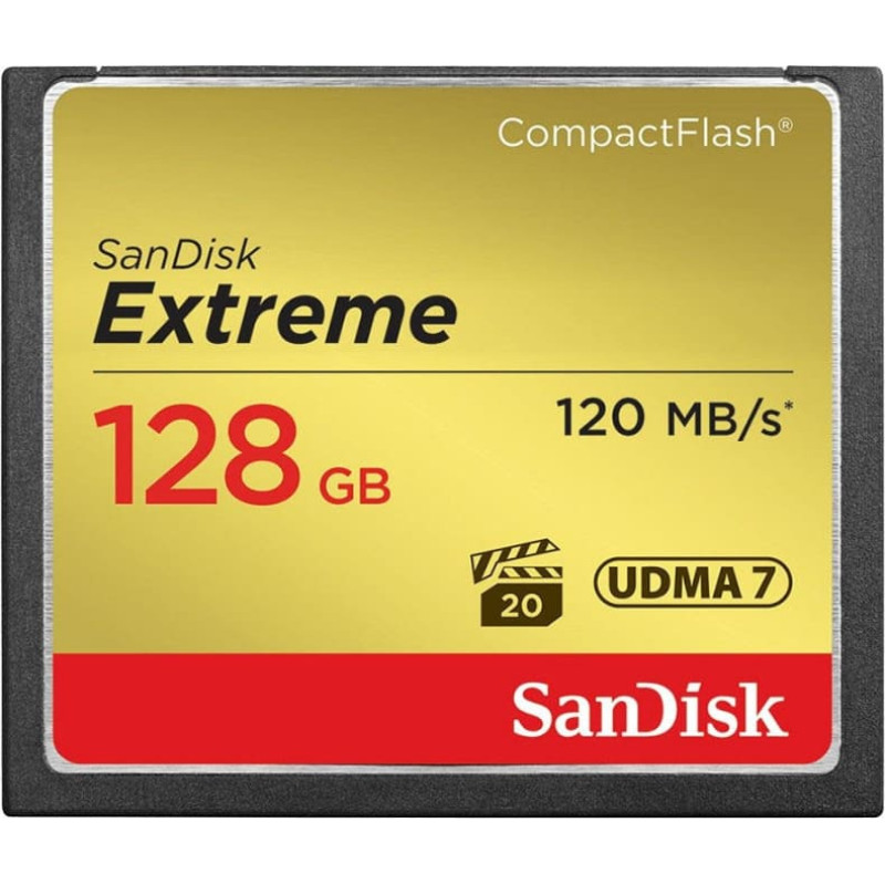 Sandisk mälukaart CF 128GB Extreme 120MB/s