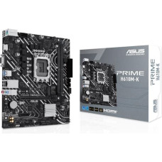 Asus Mainboard|ASUS|Intel H610|LGA1700|Micro-ATX|Memory DDR5|Memory slots 2|1xPCI-Express 3.0 1x|1xPCI-Express 4.0 16x|1xM.2|1x15pin D-sub|1xHDMI|4xUSB 2.0|2xUSB 3.2|1xPS/2|1xRJ45|3xAudio port|PRIMEH610M-K