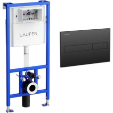 Laufen Potinkinis WC rėmas su vandens nuleiidmo klavišu Laufen H8946650000001+H895661716