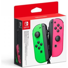 Nintendo Switch Joy-Con Controller Pair - Neon Green / Neon Pink (L + R) - 212021 - Nintendo Switch