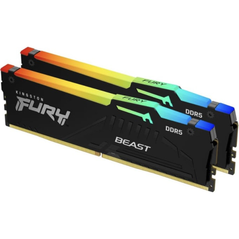 Kingston Fury Beast Black RGB EXPO 16GB [2x8GB 5200MHz DDR5 CL36 DIMM]