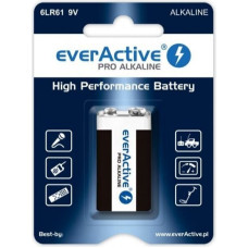 Everactive Baterijos 6LR61 everActive Pro Alkaline 6LR61 9V