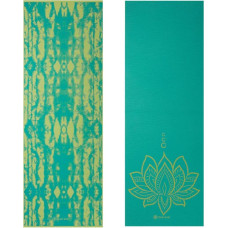 Double-sided Vingrošanas paklājiņš GAIAM Turquoise Lotus 6 MM 62344