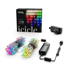 Twinkly INTELLIGENT LED ICICLES TWINKLY 190 RGB 5X0.7M