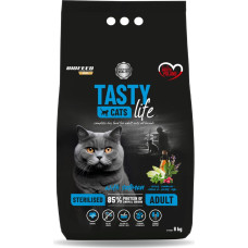 Biofeed Tasty Cats Life Sterilised Salmon - dry cat food - 8kg