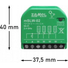 Zamel Sterownik 4xLED Wi-Fi w obudowie mini Zamel MSLW-02 SPL10000045-WUN