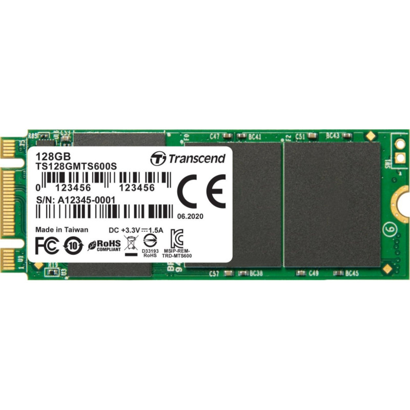 Transcend Dysk SSD Transcend MTS600S 128GB M.2 2260 SATA III (TS128GMTS600S)