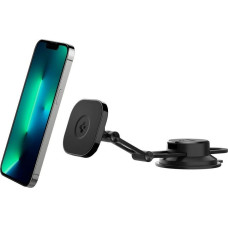 Spigen Uchwyt samochodowy magnetyczny Spigen ITS35-3 OneTap MagSafe Windshield & Dashboard Car Mount Black