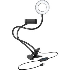 Logilink Lampa pierścieniowa LogiLink LogiLink Smartphone-Ringlicht-Klemmhalterung, DM  8.5cm