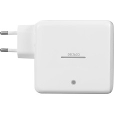 Deltaco Powerbank Deltaco Deltaco Ladegerät 2x USB-C m. Powerbank 9600mAh weiß