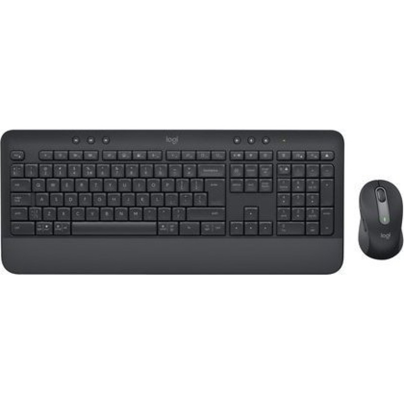 Logitech Klawiatura + mysz Logitech Logitech Signature MK650 Combo For Business klawiatura Dołączona myszka RF Wireless + Bluetooth QWERTZ Węgierski Grafitowy