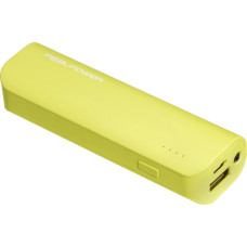 Realpower Powerbank Realpower PB-2600 2600mAh Żółty