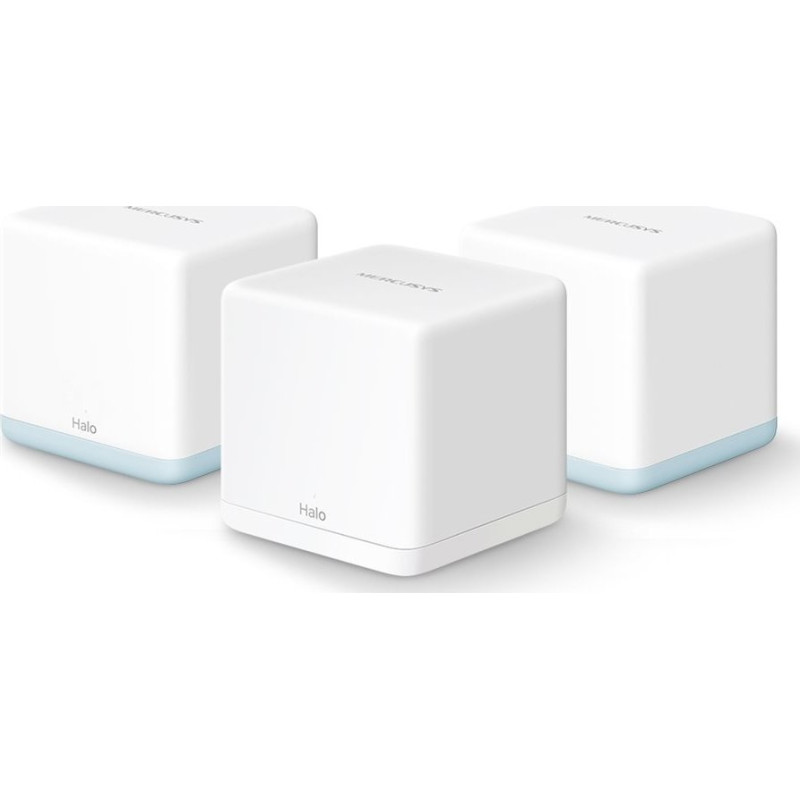 Mercusys Router TP-Link Mercusys Halo H1200G(3-pack) AC1200 Mesh-System Wi-Fi