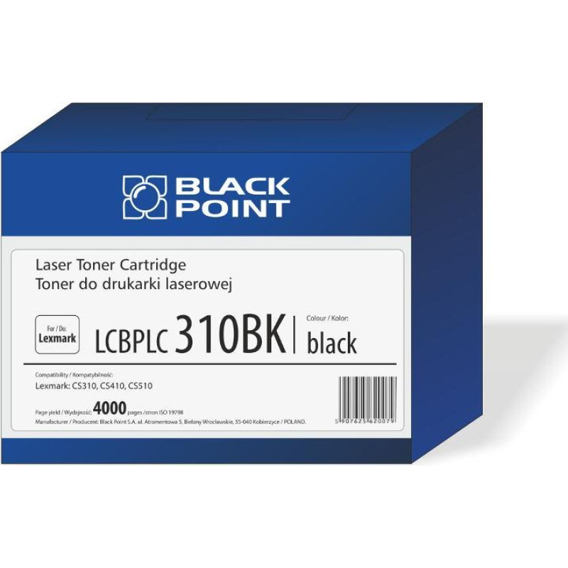 Black Point Toner Black Point LCBPLCS310BK Black Zamiennik 70C2HK0 (BLLOPCS310BKBW)
