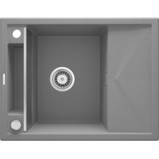 Deante Zlewozmywak Deante MAGNETIC - granitowy magnetyczny 1-komorowy z ociekaczem Szary (ZRM S11A)