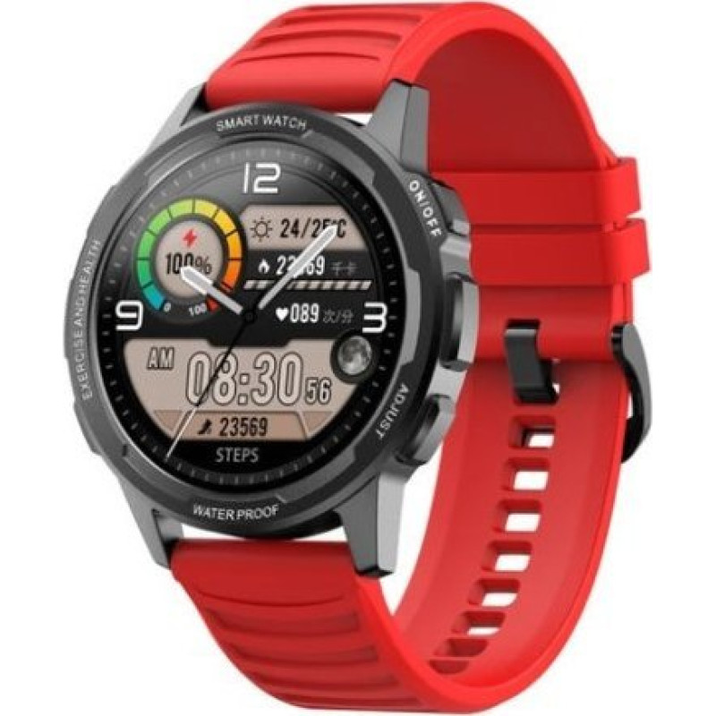 Senbono Smartwatch Senbono X28 Czerwony  (30612)