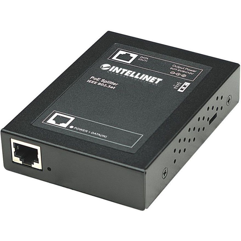 Intellinet Network Solutions Splitter PoE+ IEEE 802.3at/af 5/7,5/9/12 V (560443)